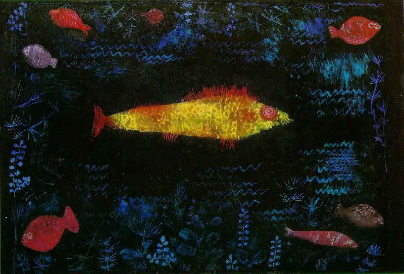 Paul Klee der Goldfisch oil painting image